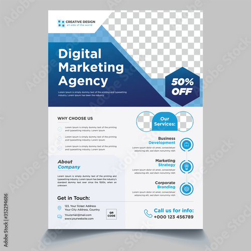 Creative corporate business flyer template,flyer examples for business,marketing flyer template,business poster template free