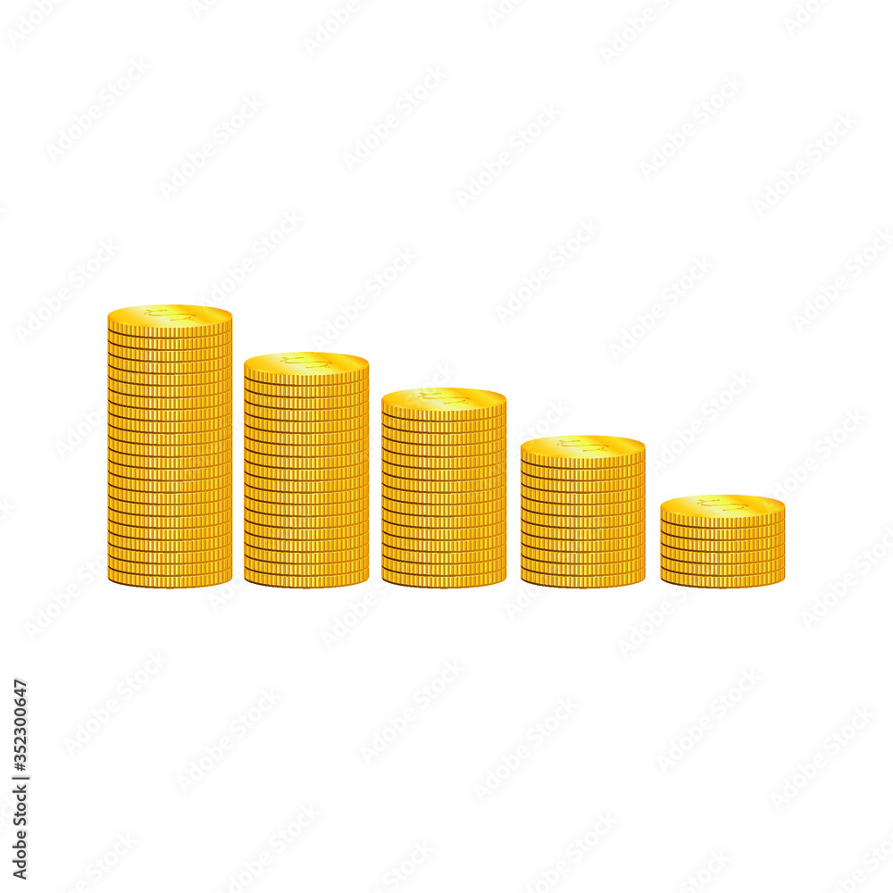 steps with coins, reach the top, victory, vector illustration
steps with coins, reach the top, victory, vector illustration