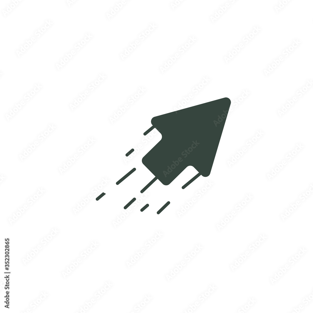 Arrow fly, Startup and successful innovation business launch concept. Rise arrow sign. Design element for banner, poster, web. Stock vector illustration isolated on white background. Arrow fly, Startup and successful innovation business launch concept. Rise arrow sign. Design element for banner, poster, web. Stock vector illustration isolated on white background.