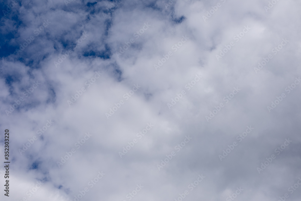 blue sky with white clouds