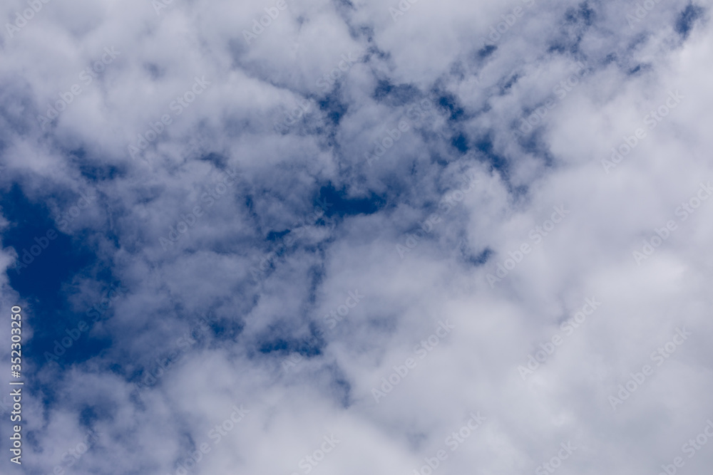 Obraz premium blue sky with white clouds