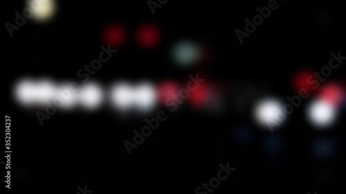 Abstract blurred bulbs lights background © abakfarell