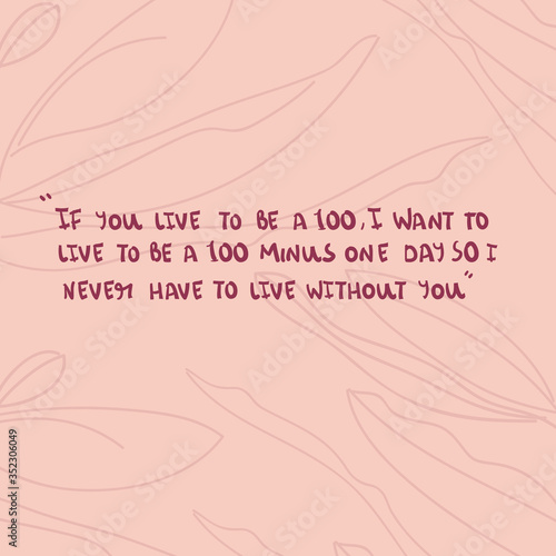 Quote in Pink photo