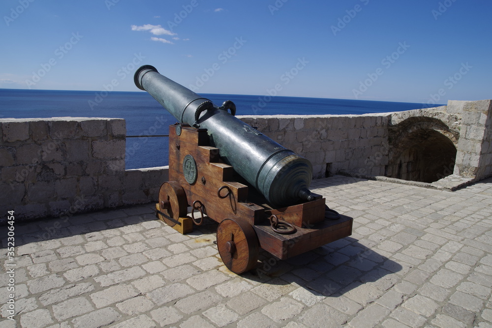 Festung Lovrijenac bei Dubrovnik in Kroatien