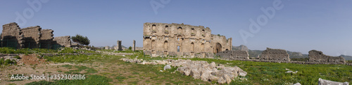 Wallpaper Mural Panoramic view of the Aspendos, ancient city near Antalya, Southern Turkey. Torontodigital.ca