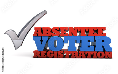 Absentee voter registration photo