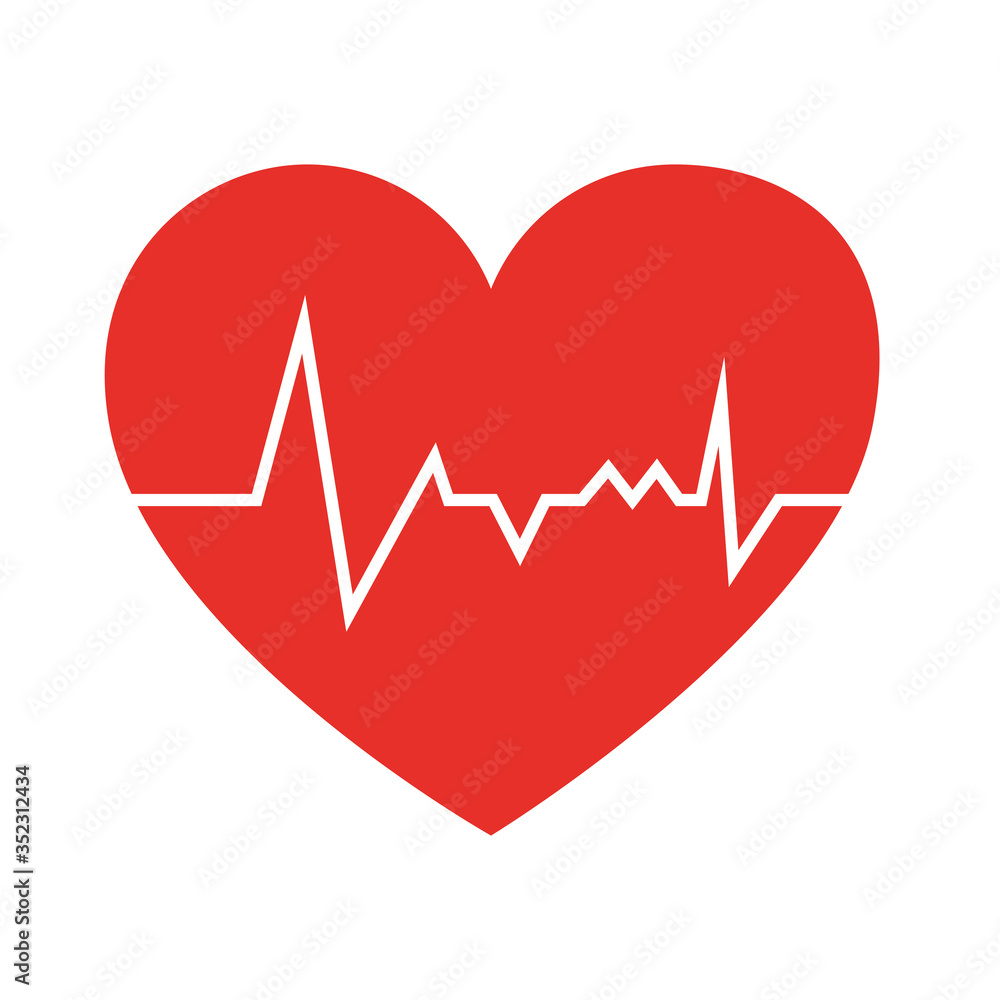 heartbear, heart beat pulse icon vector illustration design heartbear, heart beat pulse icon vector illustration design