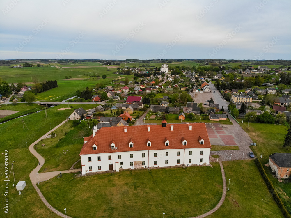 Small town Kraziai in Samogetia, Lithuania
