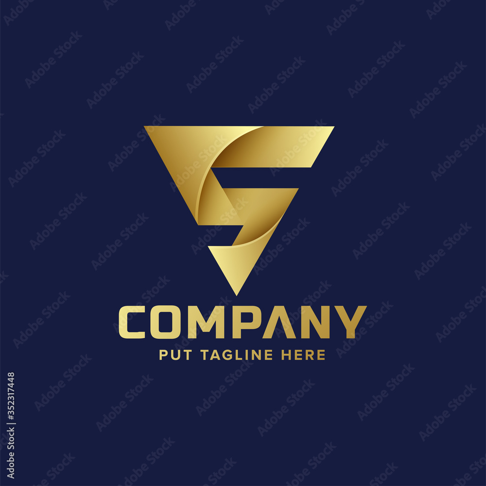 Premium Luxury Letter initial S logo for company 