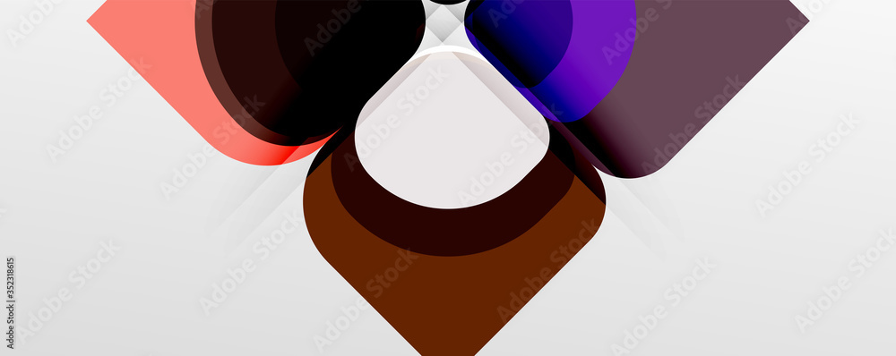 Abstract background - geometric cut paper design flower or square shape composition. Vector Illustration For Wallpaper, Banner, Background, Card, Book Illustration, landing page Abstract background - geometric cut paper design flower or square shape composition. Vector Illustration For Wallpaper, Banner, Background, Card, Book Illustration, landing page