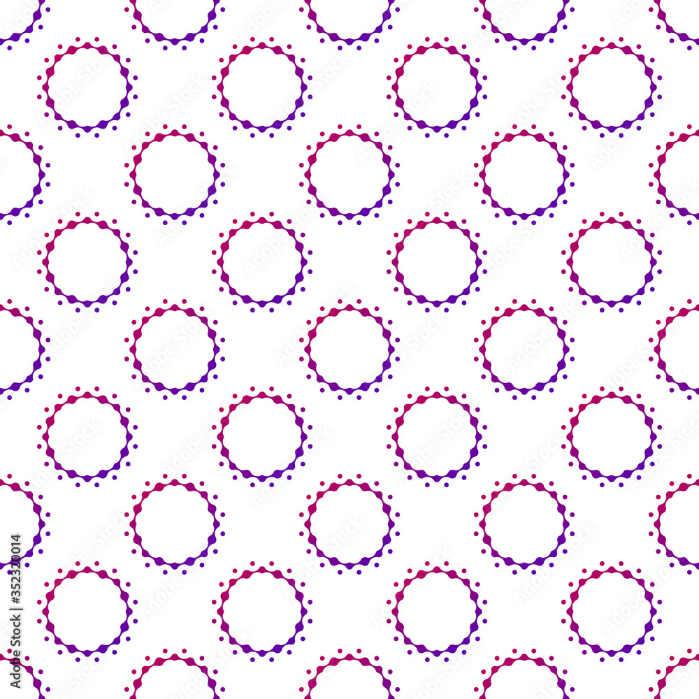 Molecular Structure Seamless Pattern background. Stock vector illustration