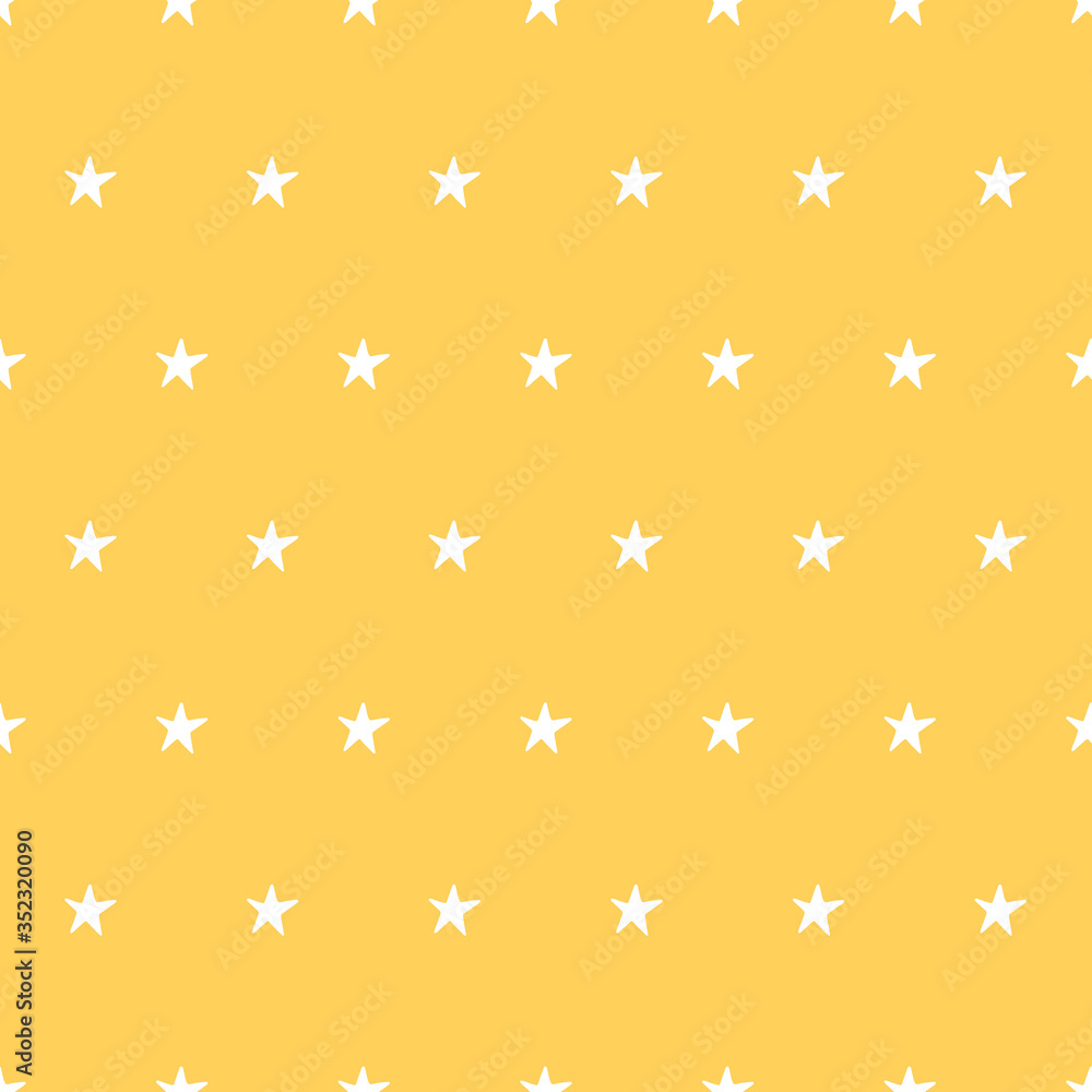 Vector seamless pattern with cute little stars. Design for fabric, wrapping, stationery, wallpaper, textile Vector seamless pattern with cute little stars. Design for fabric, wrapping, stationery, wallpaper, textile
