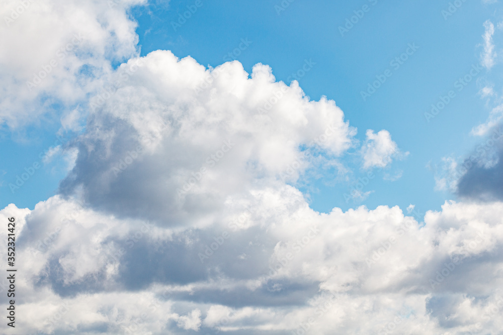 Beautiful clouds movement on the sky, white clouds background Beautiful clouds movement on the sky, white clouds background