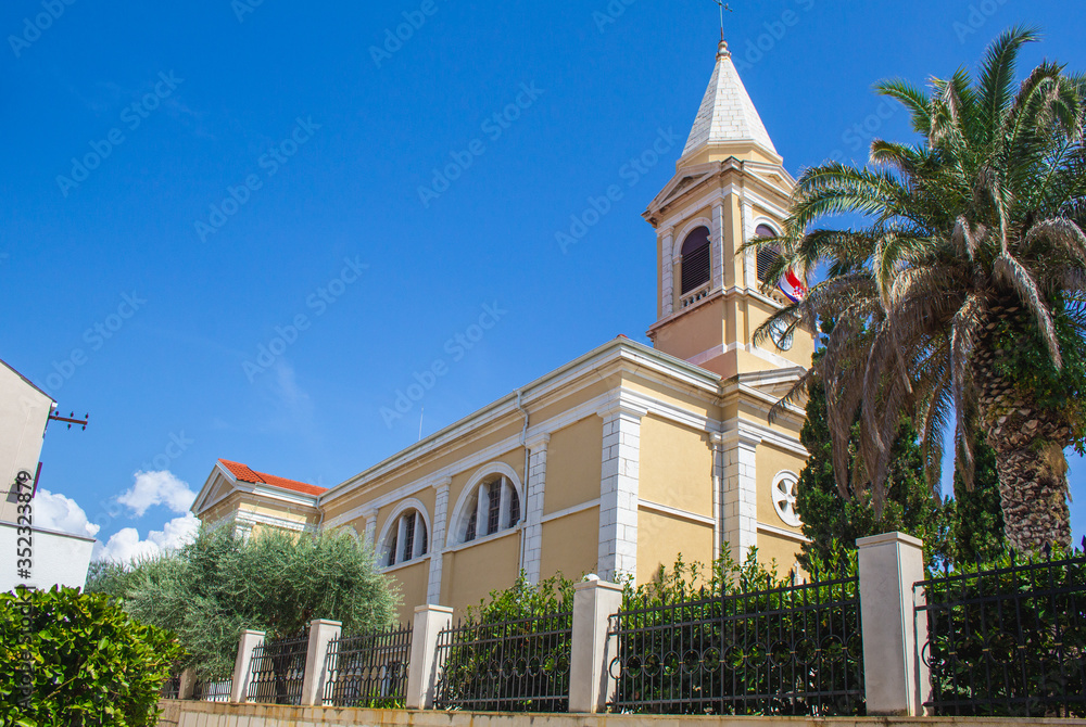 Church of St. Catherine in Novalja town on Pag Island, Croatia