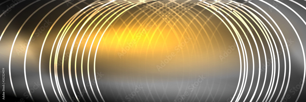Shiny neon lines, stripes and waves, technology abstract background. Trendy abstract layout template for business or technology presentation, internet poster or web brochure cover, wallpaper Shiny neon lines, stripes and waves, technology abstract background. Trendy abstract layout template for business or technology presentation, internet poster or web brochure cover, wallpaper