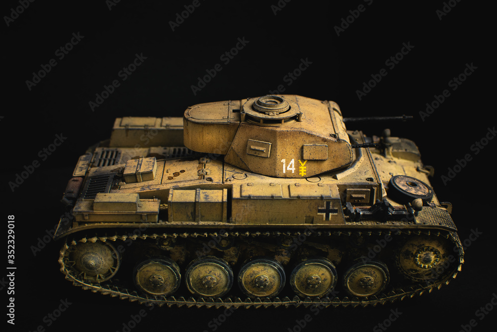 1:35 scale military model of Panzer II. Hand-painted with weathering effects. Vienna 24/05/20. 1:35 scale military model of Panzer II. Hand-painted with weathering effects. Vienna 24/05/20.