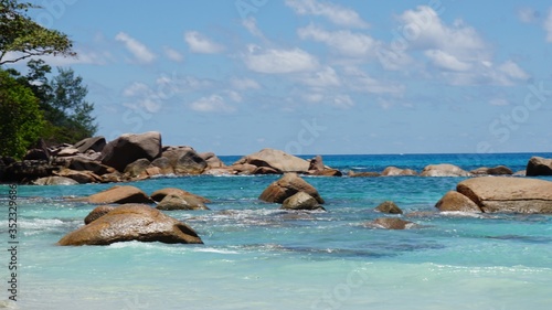 tropical seychelles island