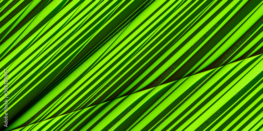 Abstract nature, ecological background, geometric polygonal 3D illustration, 3D rendering Abstract nature, ecological background, geometric polygonal 3D illustration, 3D rendering