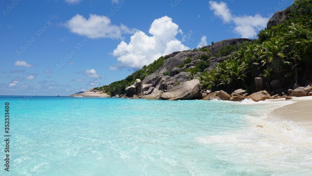 Obraz premium tropical seychelles island