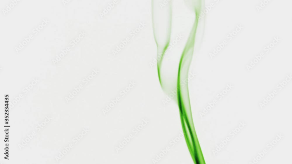 Abstract backdrop with stains of green incense smoke Abstract backdrop with stains of green incense smoke