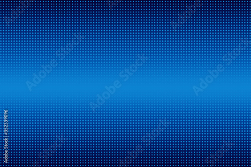 Halftone gradient pattern vector illustration. Blue dotted halftone texture. © Nikolas