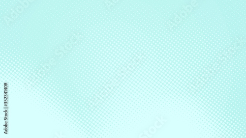 Dots halftone white blue and green color pattern gradient texture with technology digital background. Medicine healthcare with science concept.