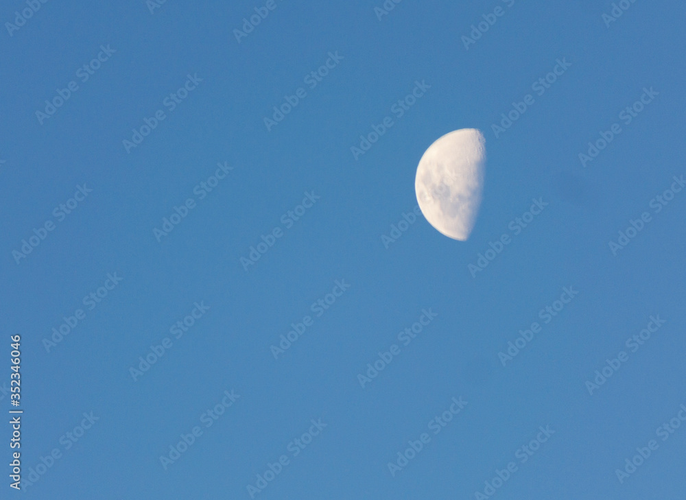BRIGHT MOON IN THE BLUE SKY BRIGHT MOON IN THE BLUE SKY