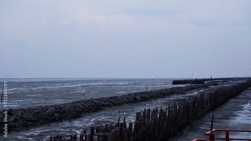 Bamboo sticks,mud,rocks,and the sea 3 Bamboo sticks,mud,rocks,and the sea 3