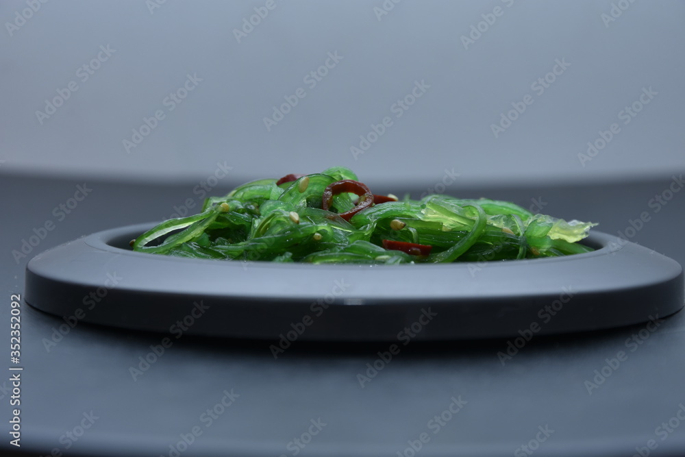 fresh green wakame salad fresh green wakame salad