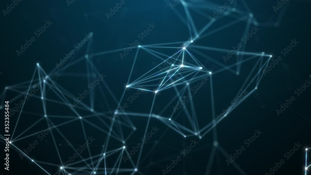 Abstract technology Plexus background from animated lines and dots. Looping seamless space geometrical backdrop Abstract technology Plexus background from animated lines and dots. Looping seamless space geometrical backdrop