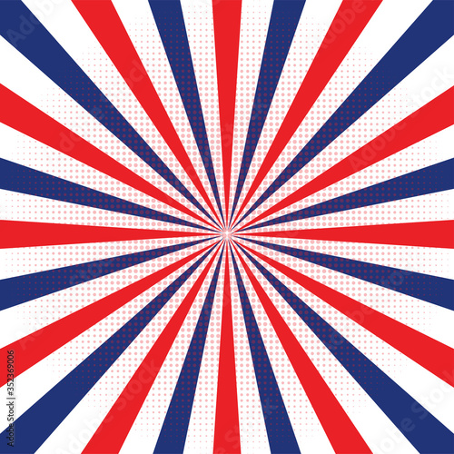 USA Independence Day Background. Vector.