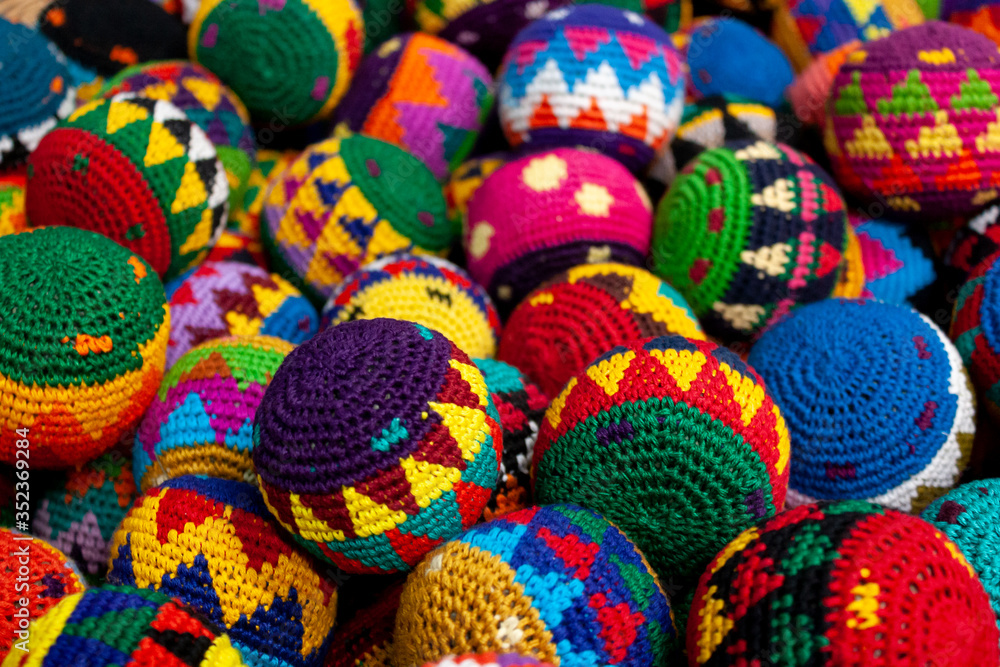 Haki Ball is an artisan ball, handmade in Guatemala Haki Ball is an artisan ball, handmade in Guatemala