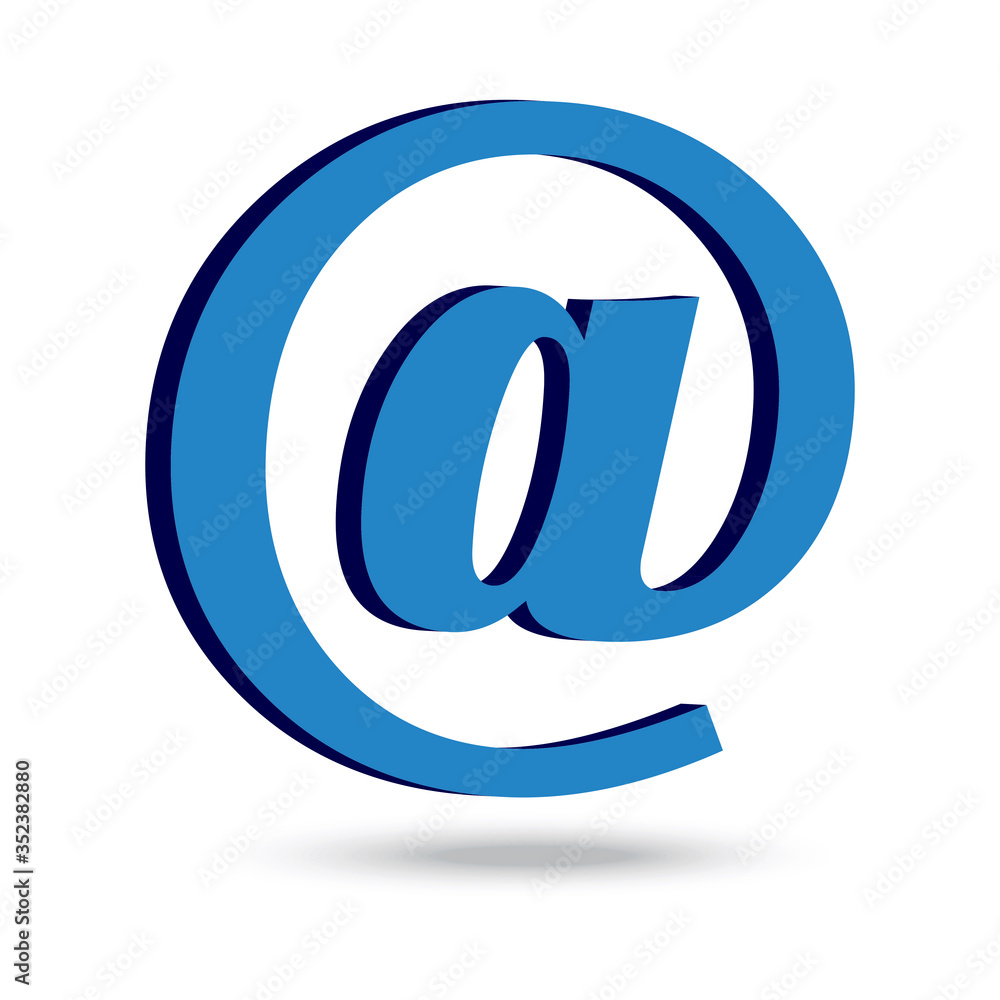 Sign of mail. Vector letter or contact icon. Stock Photo. Sign of mail. Vector letter or contact icon. Stock Photo.
