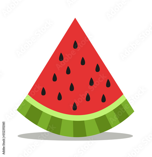 Watermelon icon vector illustration