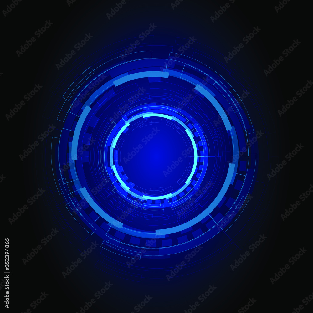 Technology Logo Blue Vector EPS10 Technology Logo Blue Vector EPS10