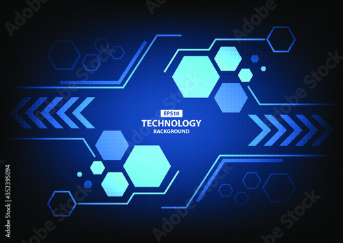Electronic Technology Abstract Vector EPS10