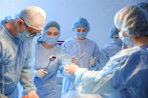 Medical team performing sur...