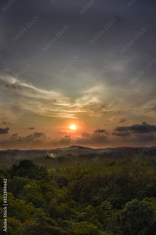 Beautiful Sunset in Sri Lanka