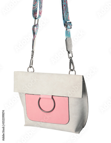 Fashionable gray and pink s...