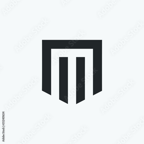 letter M logo design in vector m concept.