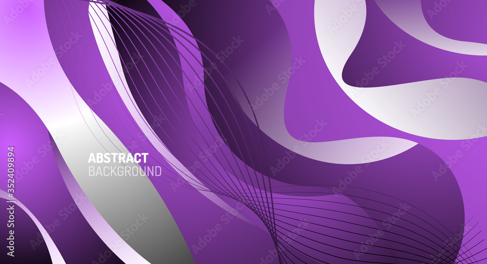 Wave pattern fluid gradients, abstract lines for Wallpaper, Banner, Background, Card, Book Illustration, landing page