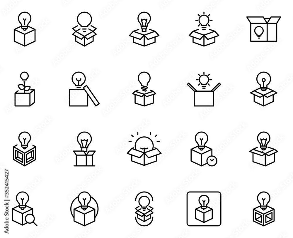 Marketing line icon Marketing line icon