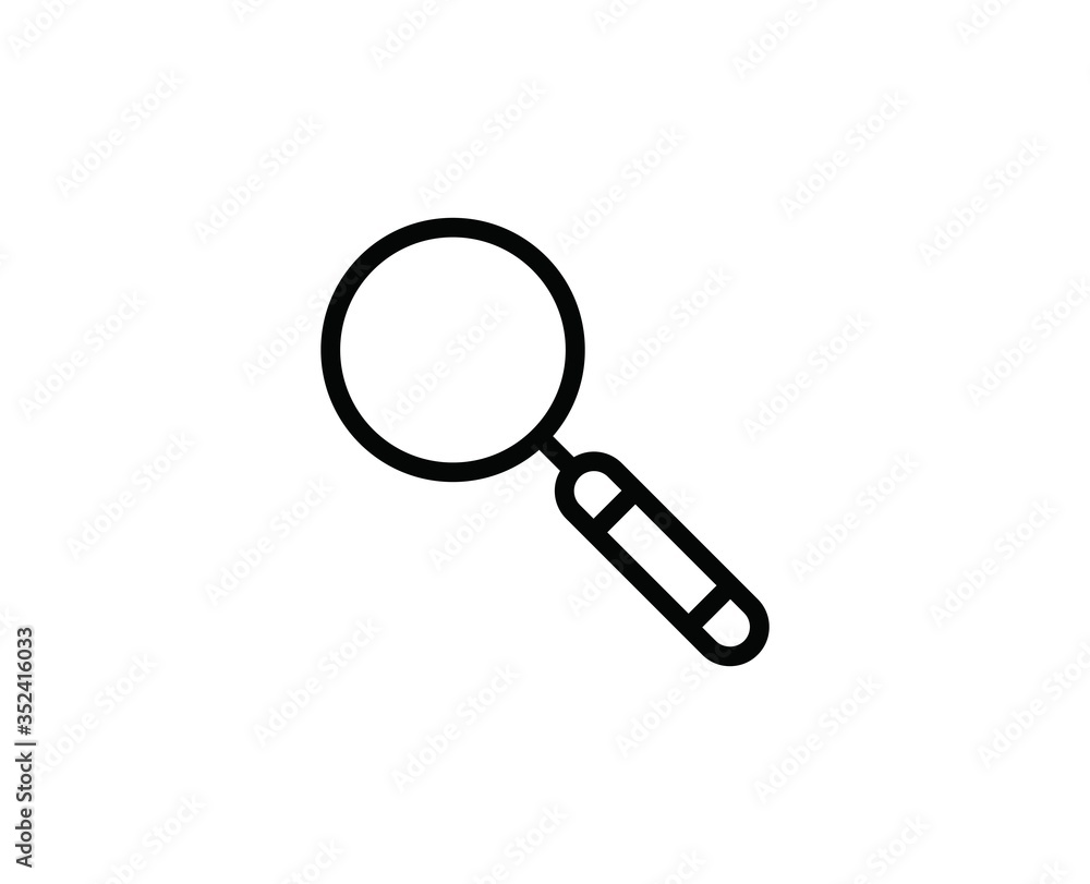 Magnifiger line icon Magnifiger line icon