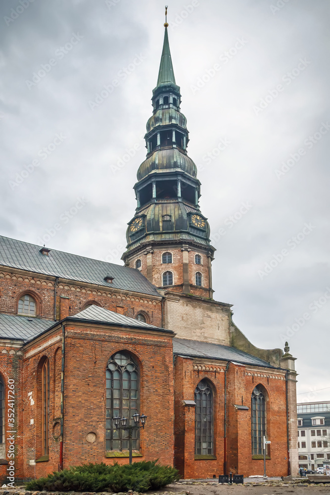 Fototapeta premium St. Peter Church, Riga, Latvia