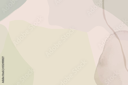 Neutral soft abstract watercolor background vector