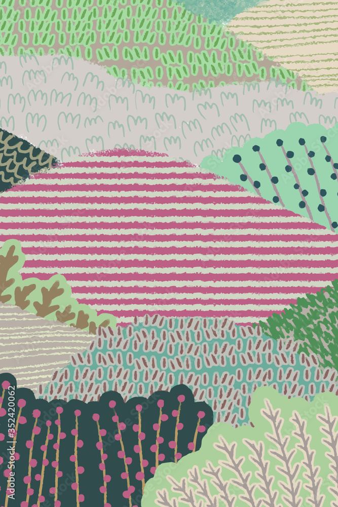 Abstract landscape background vector Abstract landscape background vector