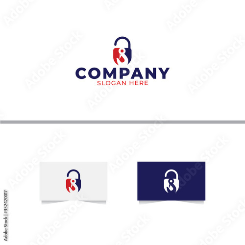 Towing Safe Logo Design Vector Template