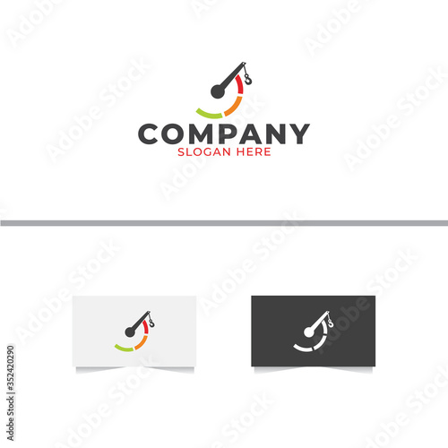Towing Speed Logo Design Vector Template