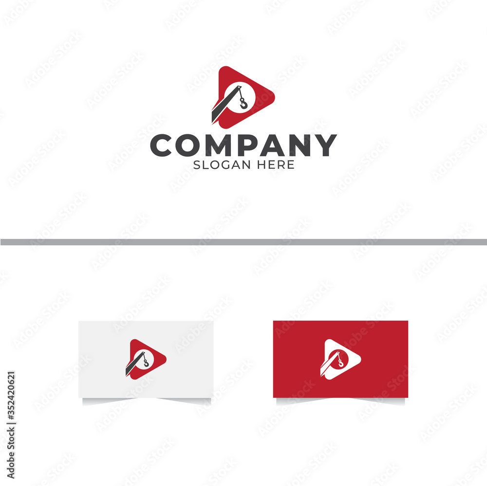 Play Towing Logo Design Vector Template Play Towing Logo Design Vector Template