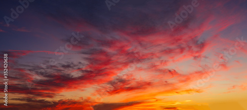 Cloudscape at sunset © Netfalls